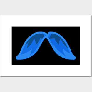 Mustache funny design Posters and Art